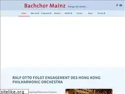 Sites similar to bachchormainz.de