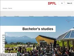 Sites similar to bachelor.epfl.ch