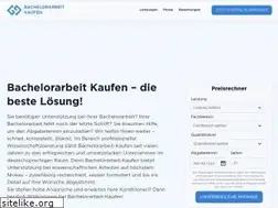 Sites similar to bachelorarbeit-kaufen.com