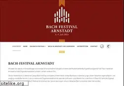 Sites similar to bachfestival.arnstadt.de