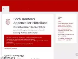 Sites similar to bachkantorei.ch