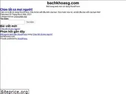 Sites similar to bachkhoasg.com