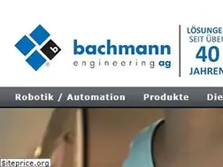 Sites similar to bachmann-ag.com