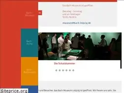 Sites similar to bachmuseumleipzig.de