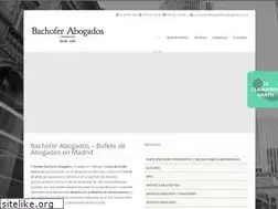 Sites similar to bachoferabogados.com