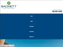 Sites similar to bacinettlaw.com