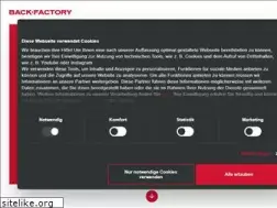 Sites similar to back-factory.de