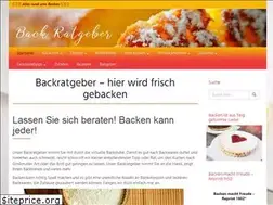 Sites similar to back-ratgeber.de