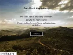 Sites similar to back2earthhealthfoods.net.au