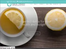 Sites similar to back2health.net.au