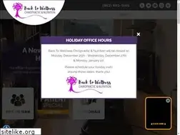 Sites similar to back2wellnesschiro.com