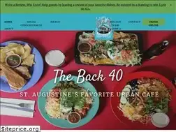 Sites similar to back40cafe.com