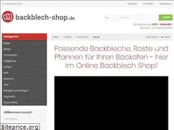 Sites similar to backblech-shop.de