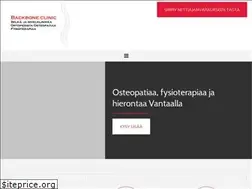 Sites similar to backboneclinic.fi