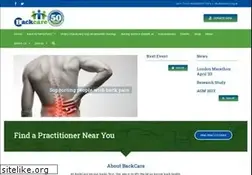 Sites similar to backcare.org.uk