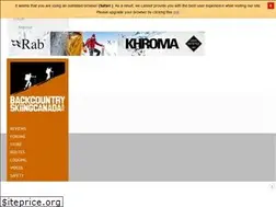 Sites similar to backcountryskiingcanada.com