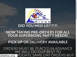 Sites similar to backcountrywings.com