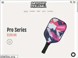 Sites similar to backcourtpickleball.com