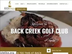Sites similar to backcreekgc.com