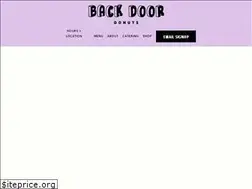 Sites similar to backdoordonuts.com