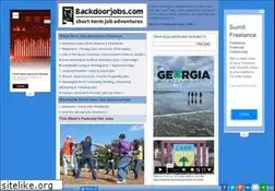 Sites similar to backdoorjobs.com