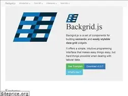 Sites similar to backgridjs.com