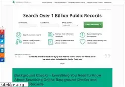 Sites similar to backgroundchecks.org