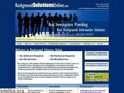 Sites similar to backgroundsolutionsonline.com