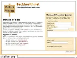 Sites similar to backhealth.net