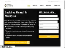 Sites similar to backhoerental.com.my