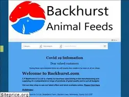 Sites similar to backhurst.com