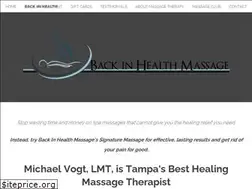 Sites similar to backinhealthmassage.com