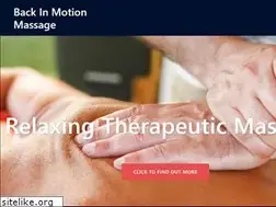 Sites similar to backinmotionmassage.com