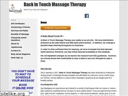 Sites similar to backintouchteaneck.com