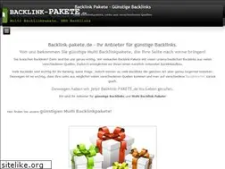 Sites similar to backlink-pakete.de
