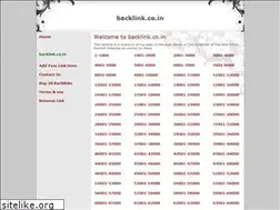 Sites similar to backlink.co.in