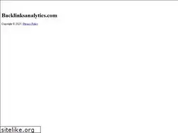 Sites similar to backlinksanalytics.com