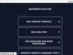 Sites similar to backlinkscorner.site