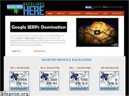 Sites similar to backlinkshere.com