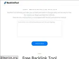Sites similar to backlinktool.io