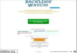 Sites similar to backlinkwatch.com