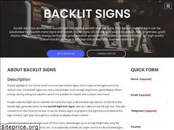 Sites similar to backlitsigns.net