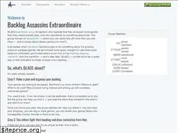 Sites similar to backlog-assassins.net