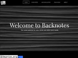 Sites similar to backnotes.weebly.com