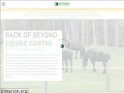 Sites similar to backofbeyondequinecentre.com