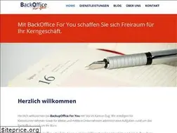 Sites similar to backoffice-for-you.ch