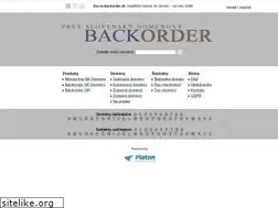 Sites similar to backorder.sk
