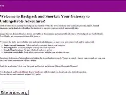 Sites similar to backpackandsnorkel.com