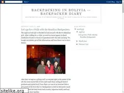 Sites similar to backpacker-bolivia.blogspot.com