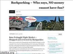 Sites similar to backpackies.wordpress.com